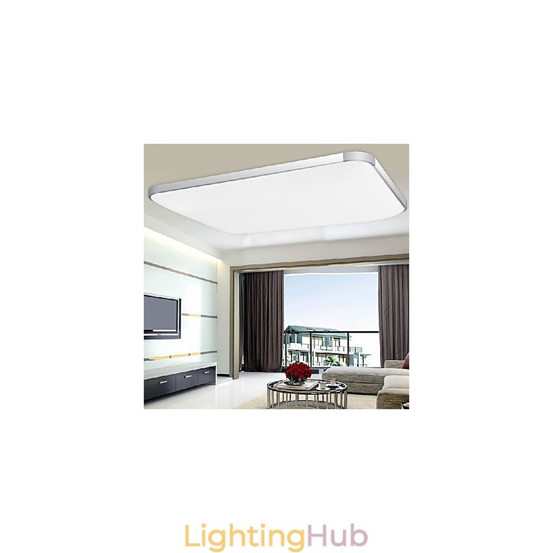 Modern Contemporary Electroplated Metal Flush Mount