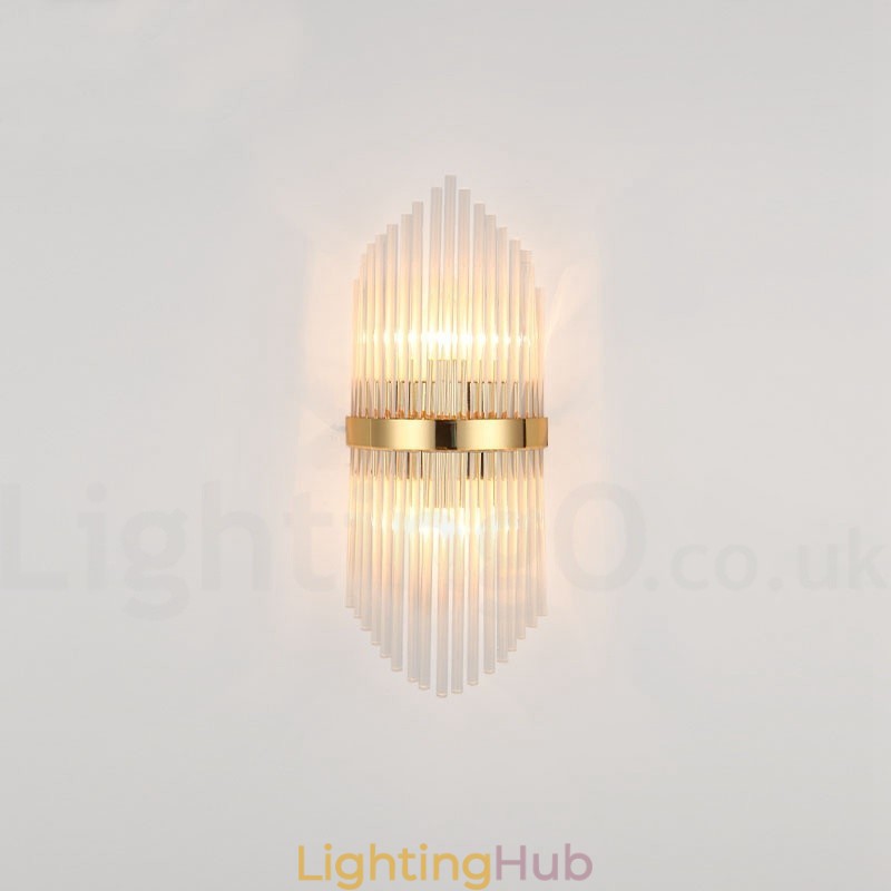 Modern Luxury K9 Crystal Wall Light with Crystal Shade