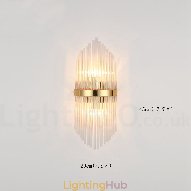 Modern Luxury K9 Crystal Wall Light with Crystal Shade
