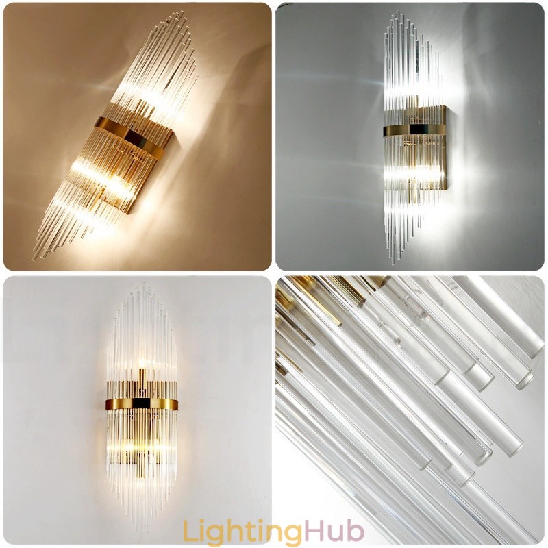 Modern Luxury K9 Crystal Wall Light with Crystal Shade