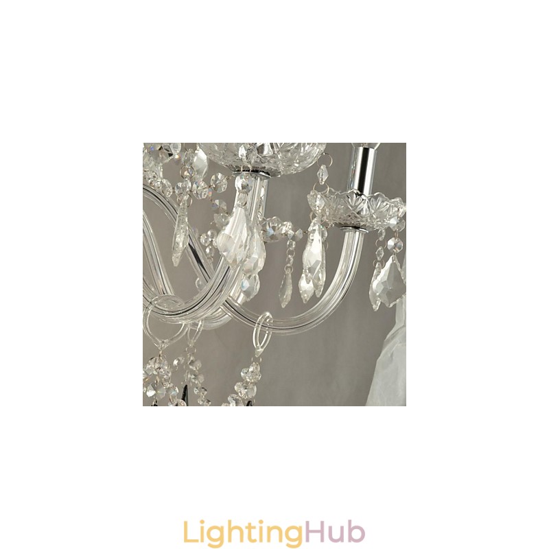 Modern Contemporary Crystal Glass Chandelier