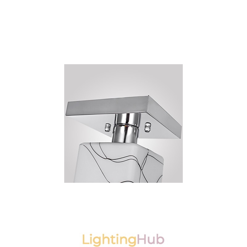 Modern Contemporary Mini Style Electroplated Metal Flush Mount