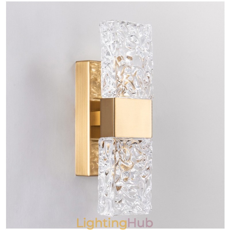 Modern Crystal Flush Mount Wall Light for Bedside Porch Aisle Living Room Bedroom Study