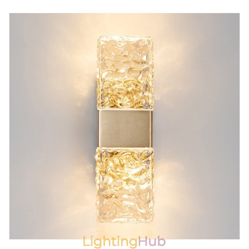 Modern Crystal Flush Mount Wall Light for Bedside Porch Aisle Living Room Bedroom Study