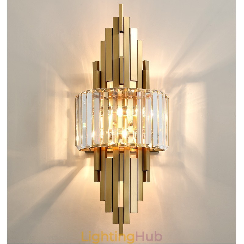 Postmodern Luxury Crystal Wall Light Living Room TV Background Wall Bedroom Bedside Wall Light