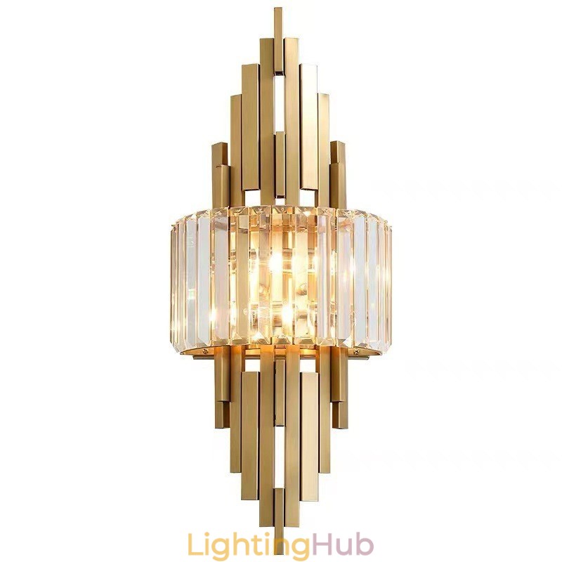 Postmodern Luxury Crystal Wall Light Living Room TV Background Wall Bedroom Bedside Wall Light