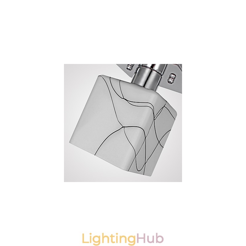 Modern Contemporary Mini Style Electroplated Metal Flush Mount