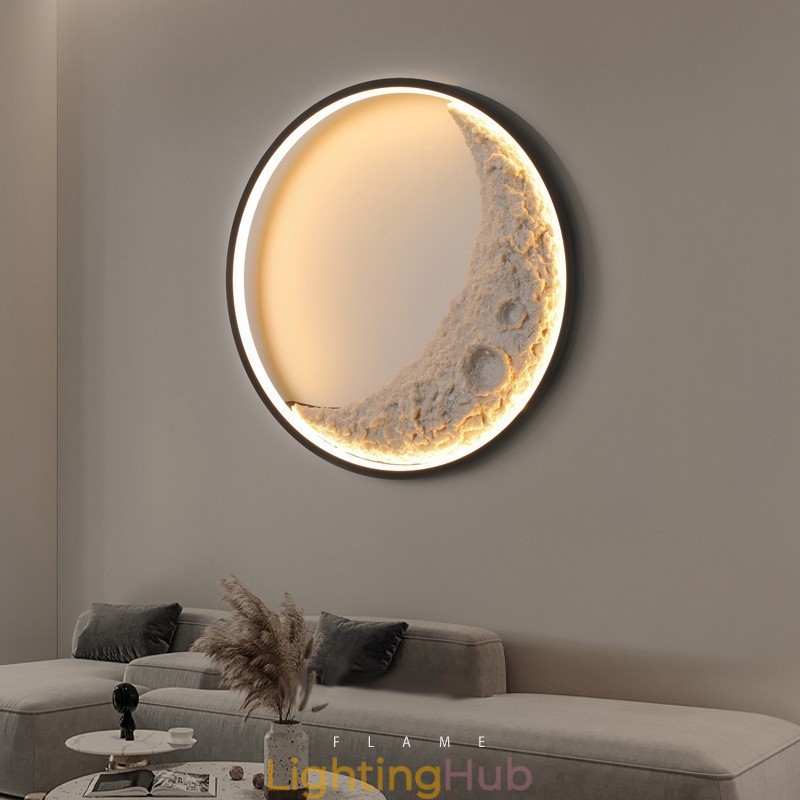 Nordic Indoor Round Background Wall Decorative Wall Lights