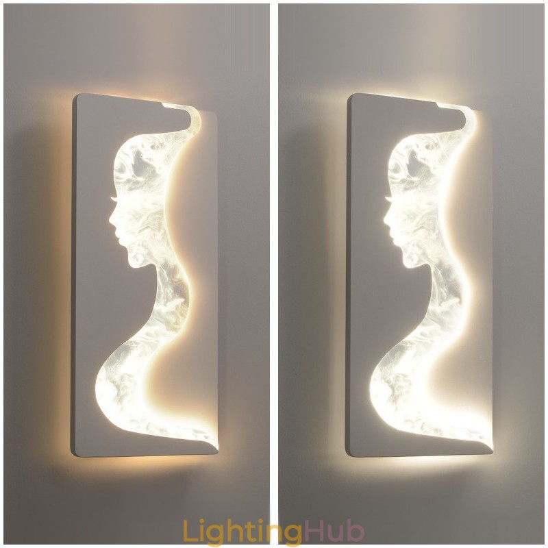 Indoor Lovely Girls Facing left Right Wall Light