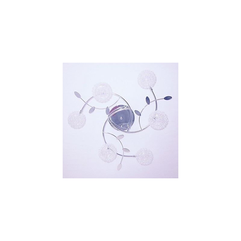 Modern Contemporary Crystal Electroplated Flush Mount