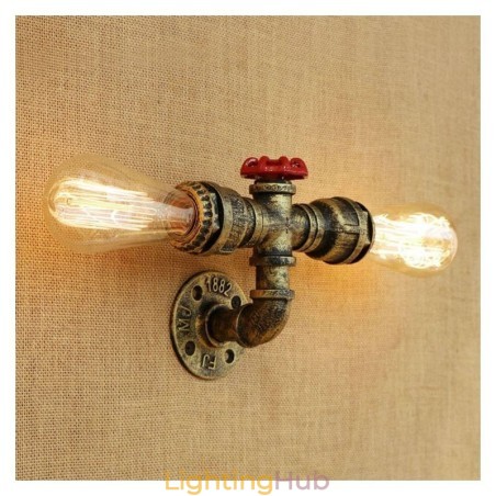 Vintage Retro Water Pipe Industrial Sconces Wall Lamp Vintage Retro Water Pipe Industrial Sconces Wall Lamp