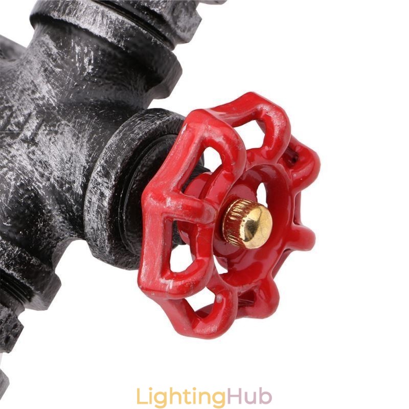 Vintage Retro Water Pipe Industrial Sconces Wall Lamp