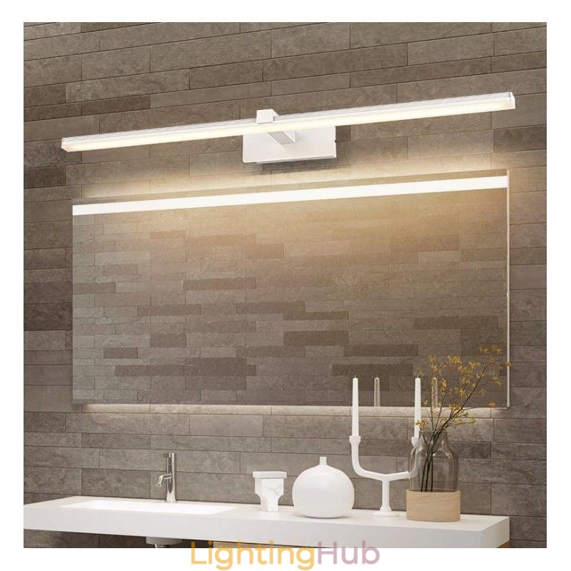 Contemporary Wall Lamp Mirror Front Light Acrylic Lighting Washroom
