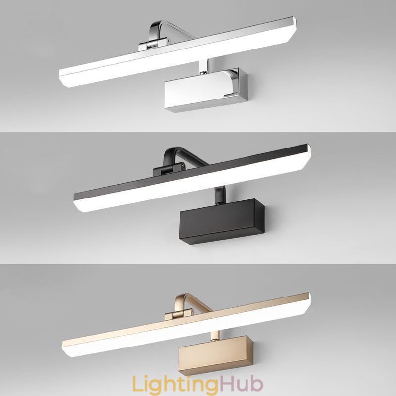 Modern Wall Lamp Mirror Front Light Angle Adjustable Washroom Makeup Light