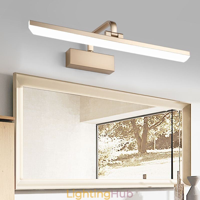 Modern Wall Lamp Mirror Front Light Angle Adjustable Washroom Makeup Light