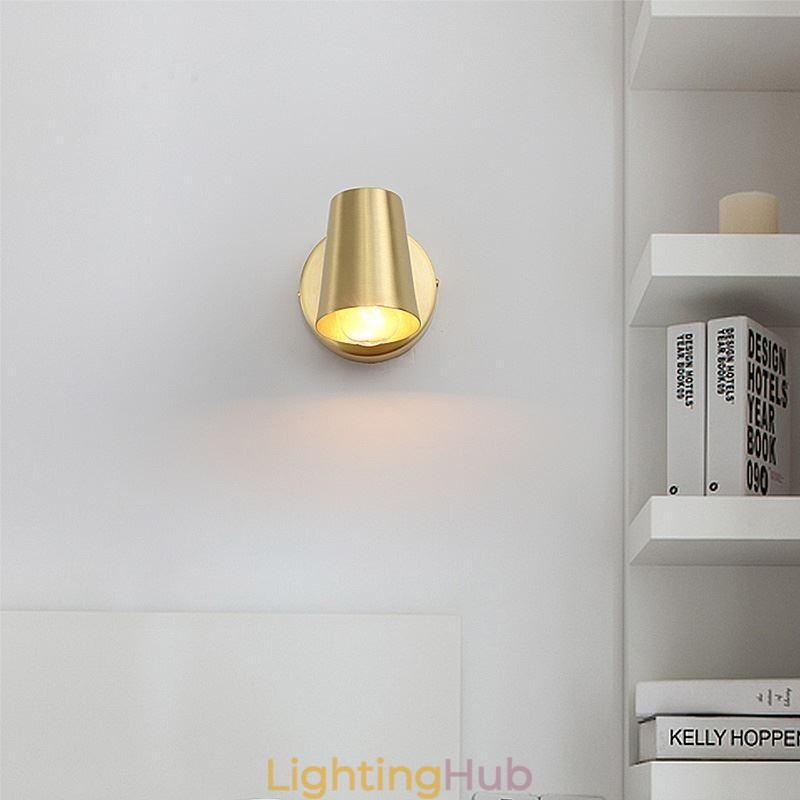 Nordic Brass Mirror Front Light Spot Wall Lamp