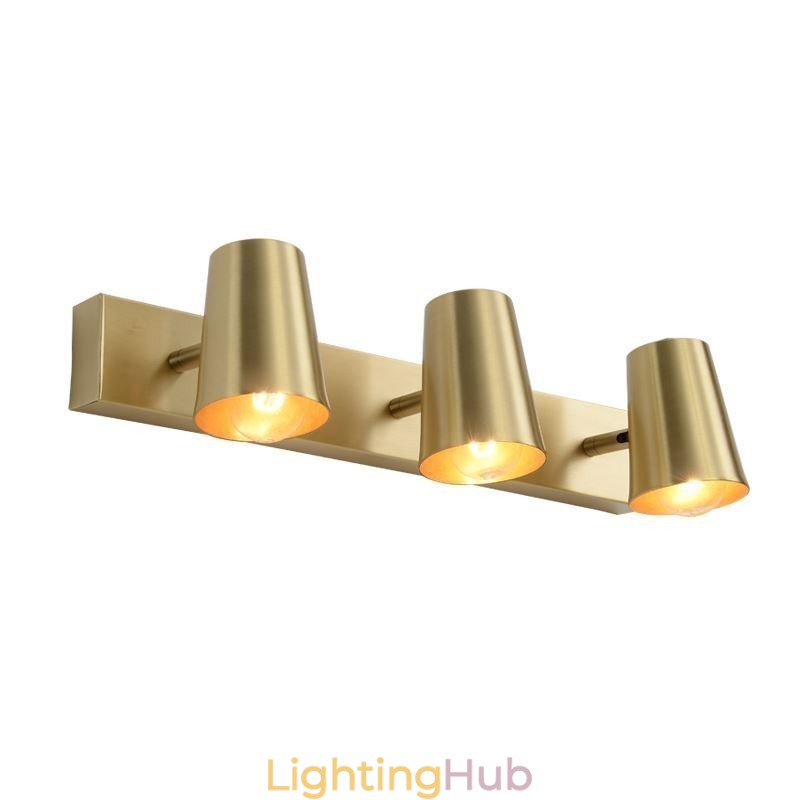 Nordic Brass Mirror Front Light Spot Wall Lamp