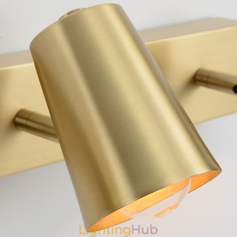Nordic Brass Mirror Front Light Spot Wall Lamp