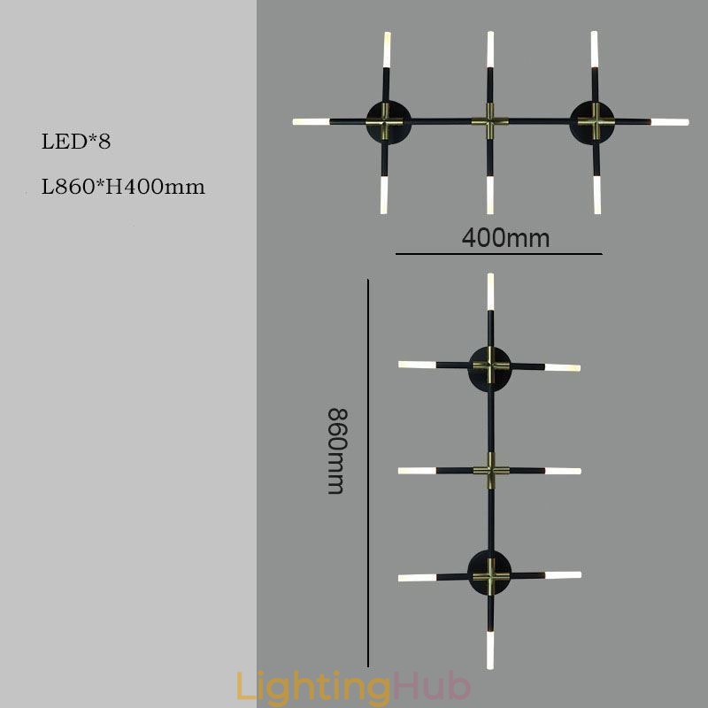 Wall Light Splicing Warm White Creative Wall Sconce DIY Combination Lamp