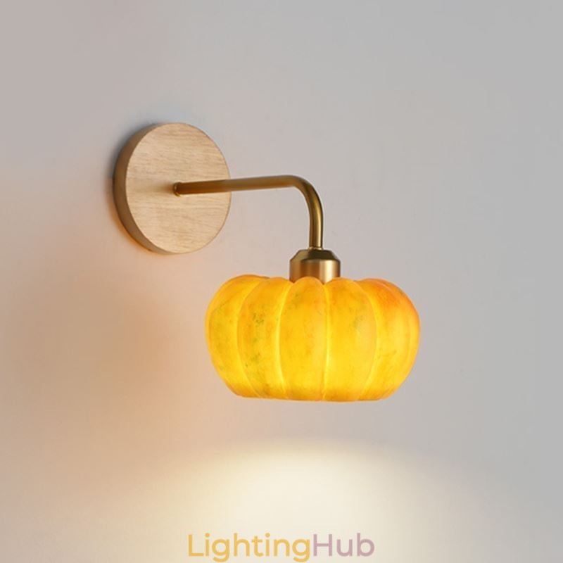Pumpkin Wall Light Japanese Retro Wall Sconces Lamp