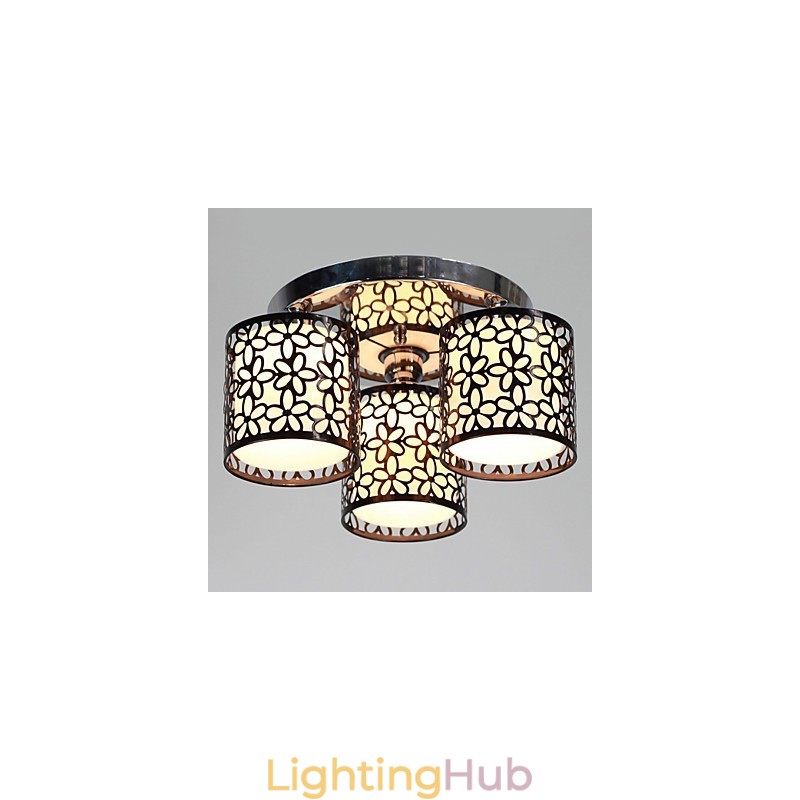 Modern Contemporary Painting Metal Flush Mount