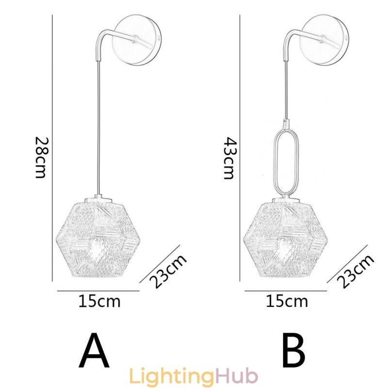 Modern Wall Light Creative Glass Wall Sconce Lamp