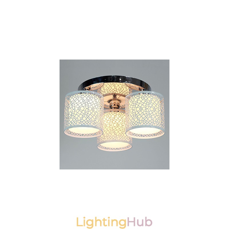 Modern Contemporary Painting Metal Flush Mount