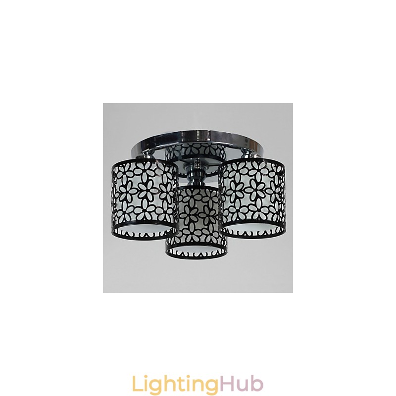 Modern Contemporary Painting Metal Flush Mount