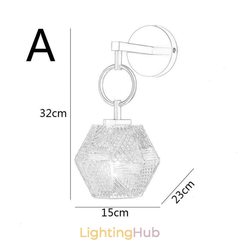 Modern Wall Light Creative Glass Wall Sconce Lamp