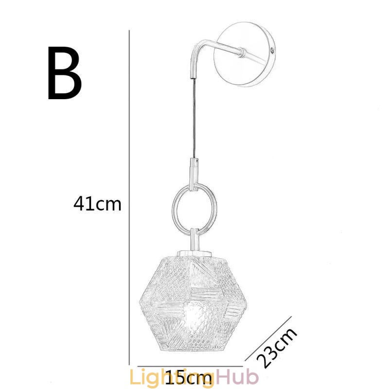 Modern Wall Light Creative Glass Wall Sconce Lamp