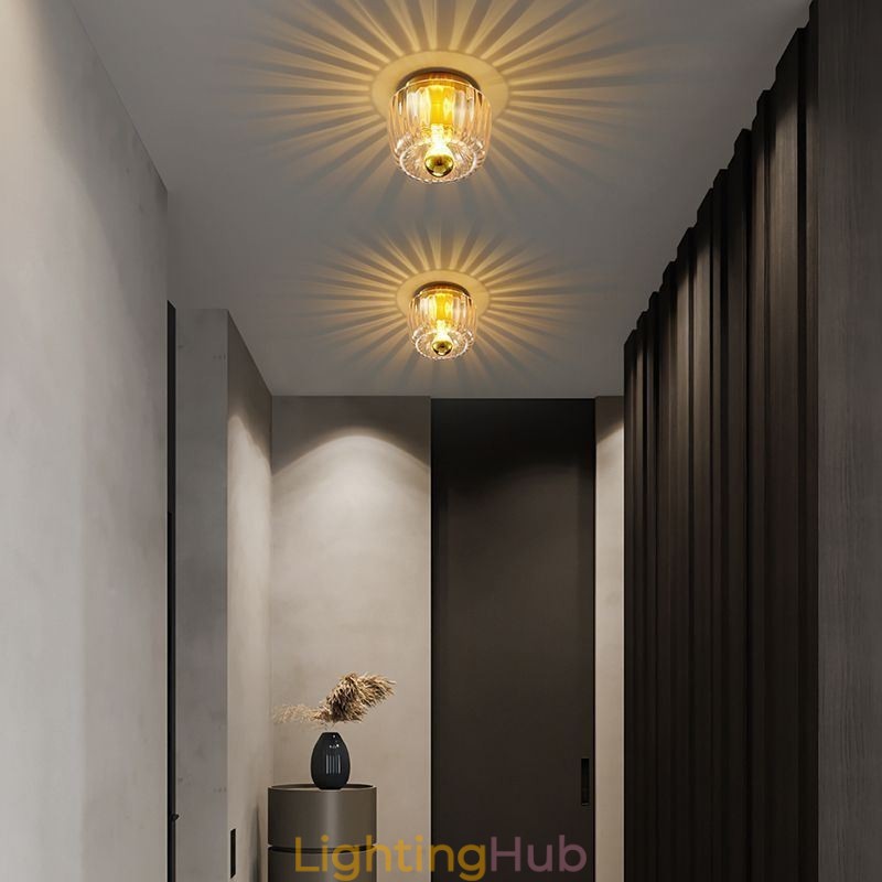 Modern Wall Lighting With Clear Glass Shade Brushed Wall Sconce Lighting