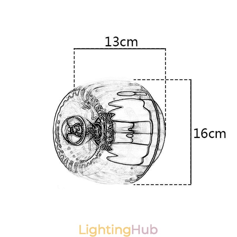 Modern Wall Lighting With Clear Glass Shade Brushed Wall Sconce Lighting