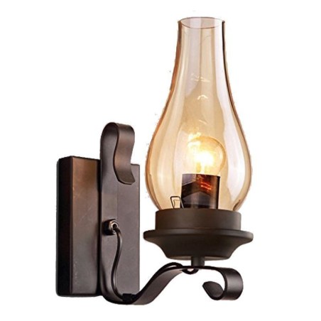 Vintage Wrought Iron Wall Lamp Single Light Sconce Lighting Vintage Wrought Iron Wall Lamp Single Light Sconce Lighting