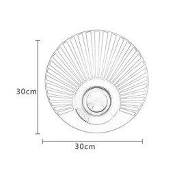 Nordic Brass Wall Lamp Hollow out Round Shape Sconce Light