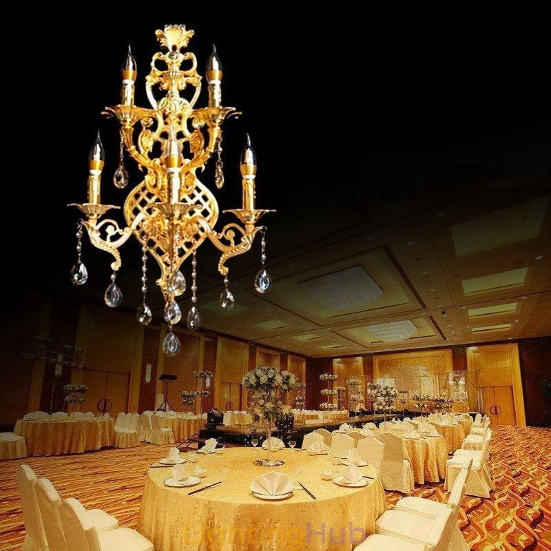 European Wall Lamp Luxurious Wall Sconce Crystal Drop Lamp Bedside Lighting
