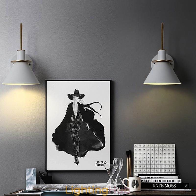Nordic Wall Light Makron Style Wall Sconce Creative Mirror front Lamp Light