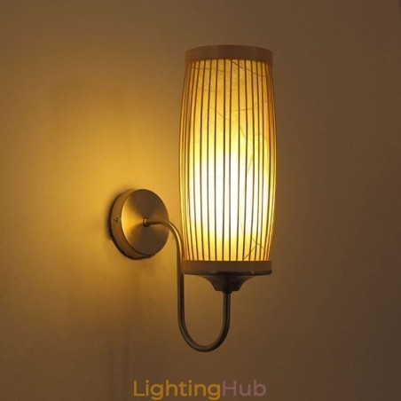 Waist Drum Design Wall Light Creative Bamboo Wall Sconce Bedside Stairs Rural Lighting Waist Drum Design Wall Light Creative Bamboo Wall Sconce Bedside Stairs Rural Lighting