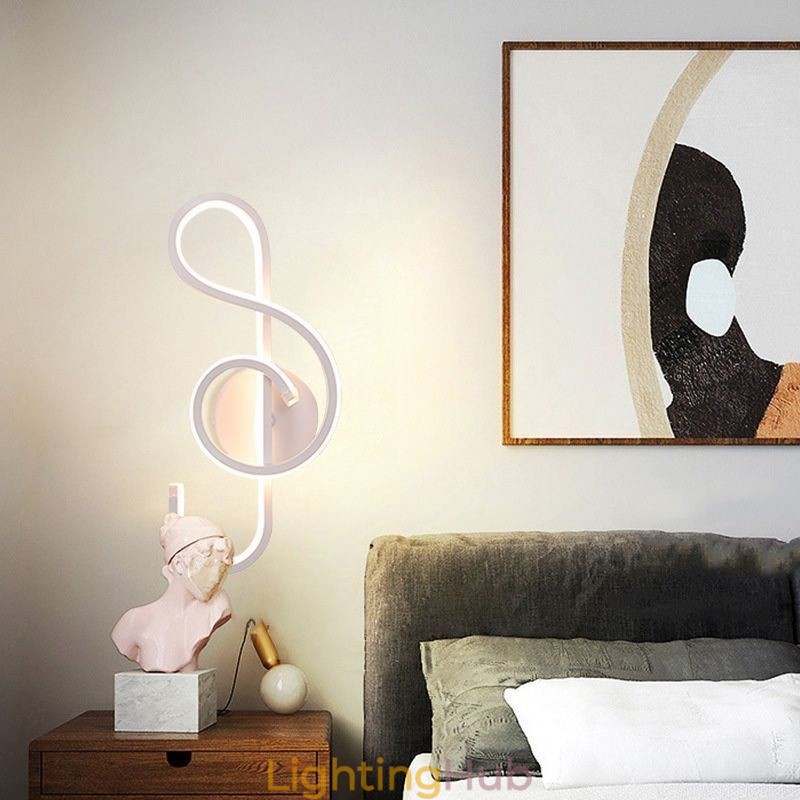Wall Sconce Minimalist Acrylic Note Wall Light
