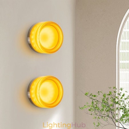Wall Light Modern Minimalist Acrylic Single Head Round Wrought Iron Small Wall Sconce Wall Light Modern Minimalist Acrylic Single Head Round Wrought Iron Small Wall Sconce