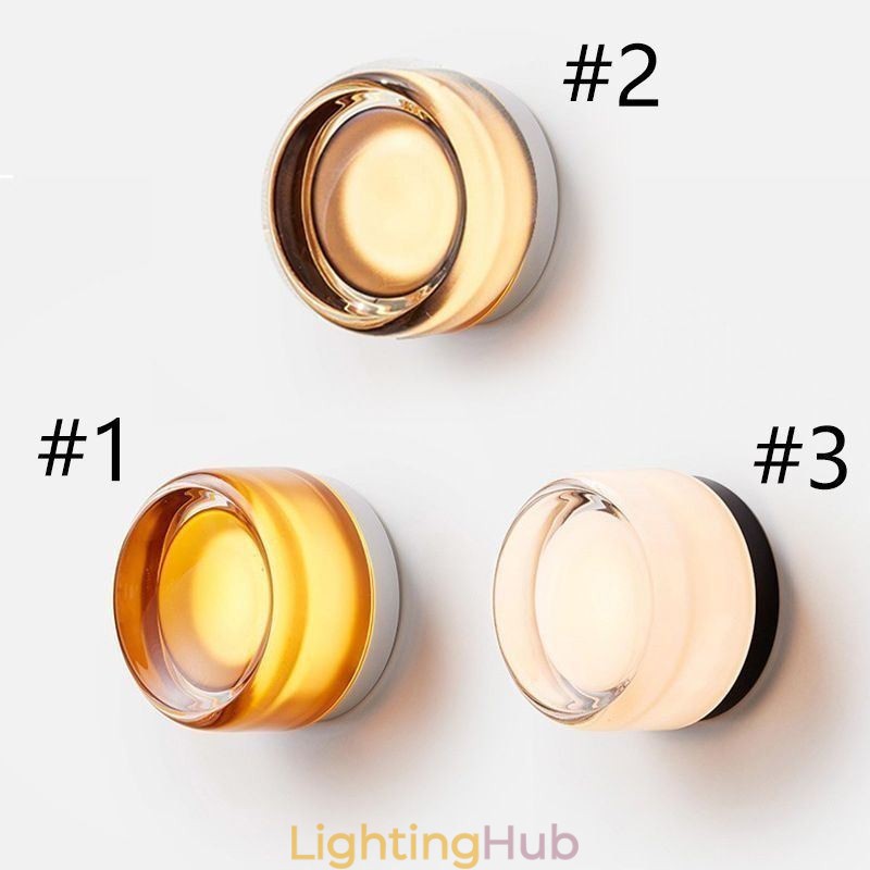 Wall Light Modern Minimalist Acrylic Single Head Round Wrought Iron Small Wall Sconce