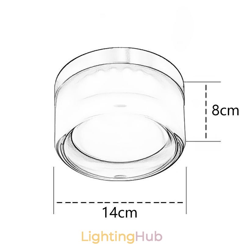 Wall Light Modern Minimalist Acrylic Single Head Round Wrought Iron Small Wall Sconce