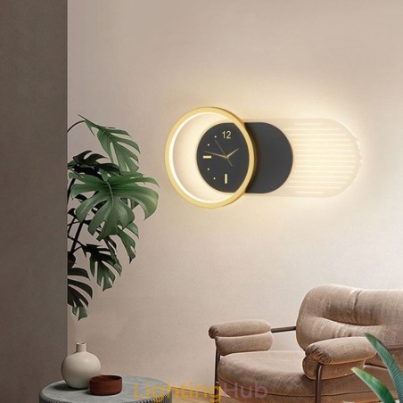 Wall Lamp Modern Minimalist Acrylic Wrought Iron Clock Wall Light Wall Lamp Modern Minimalist Acrylic Wrought Iron Clock Wall Light