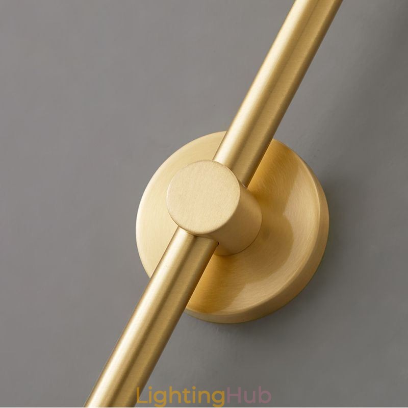 Modern Wall Sconce Brushed Gold Wall Light