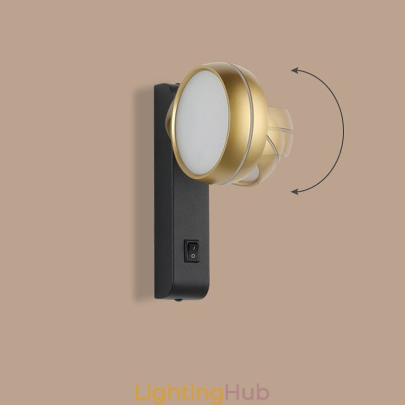 Swivel Wall Lamp Modern Minimalist Sconce Light