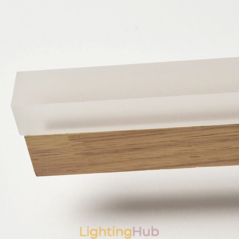 Mirror Light Solid Wood Wall Light Modern Sconce Wall Lamp