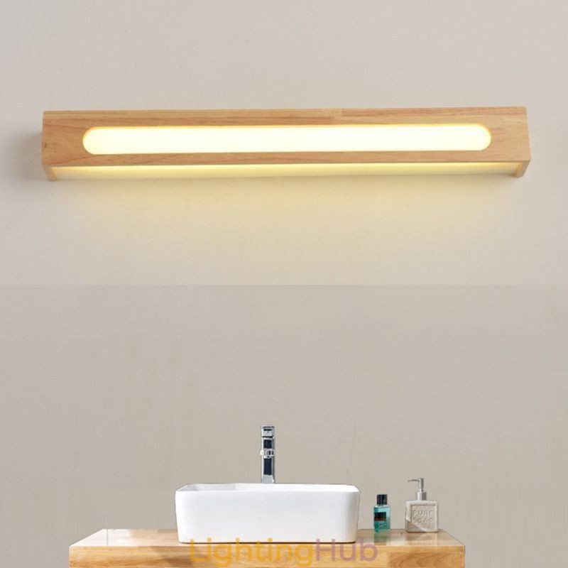 Modern Wall Wood Lamp Entrance Aisle Lights Nordic Bedside Wall Light