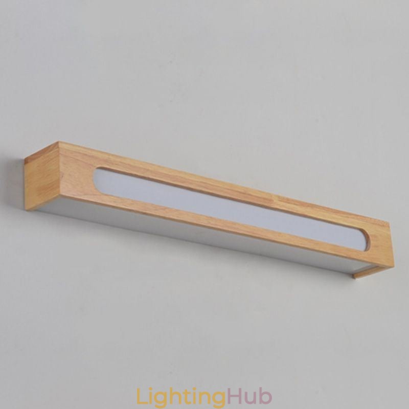 Modern Wall Wood Lamp Entrance Aisle Lights Nordic Bedside Wall Light