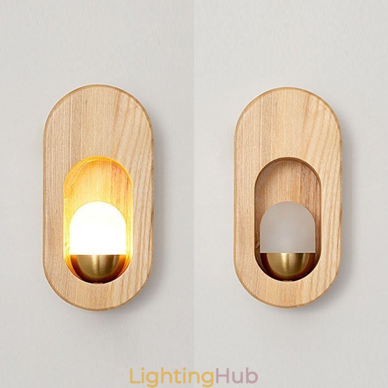 Japanese Decoration Wall Light Wood Wall Lamp Entrance Aisle
