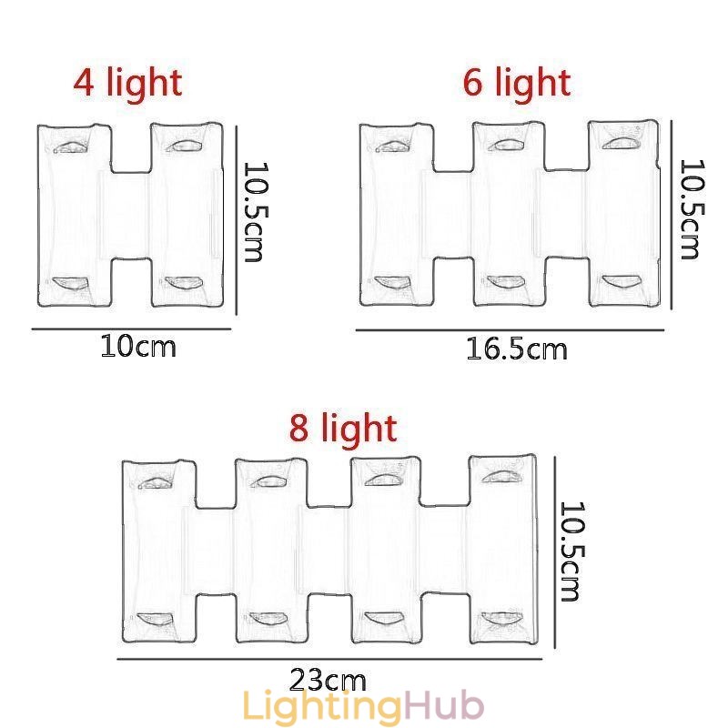 Waterproof Wall Lamp Modern Aluminum Surface Mounted Garden Porch Light