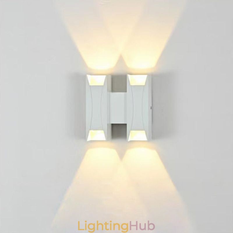 Waterproof Wall Lamp Modern Aluminum Surface Mounted Garden Porch Light
